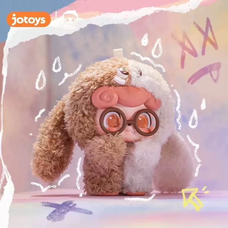 Q kid Emotional Hairy Plush Dolls Figures Toys Blind Box