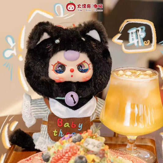 Baby three Kitten Wardrobe series plush blind box