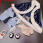 The whole outfit（Hats, glasses, clothes, shoes）